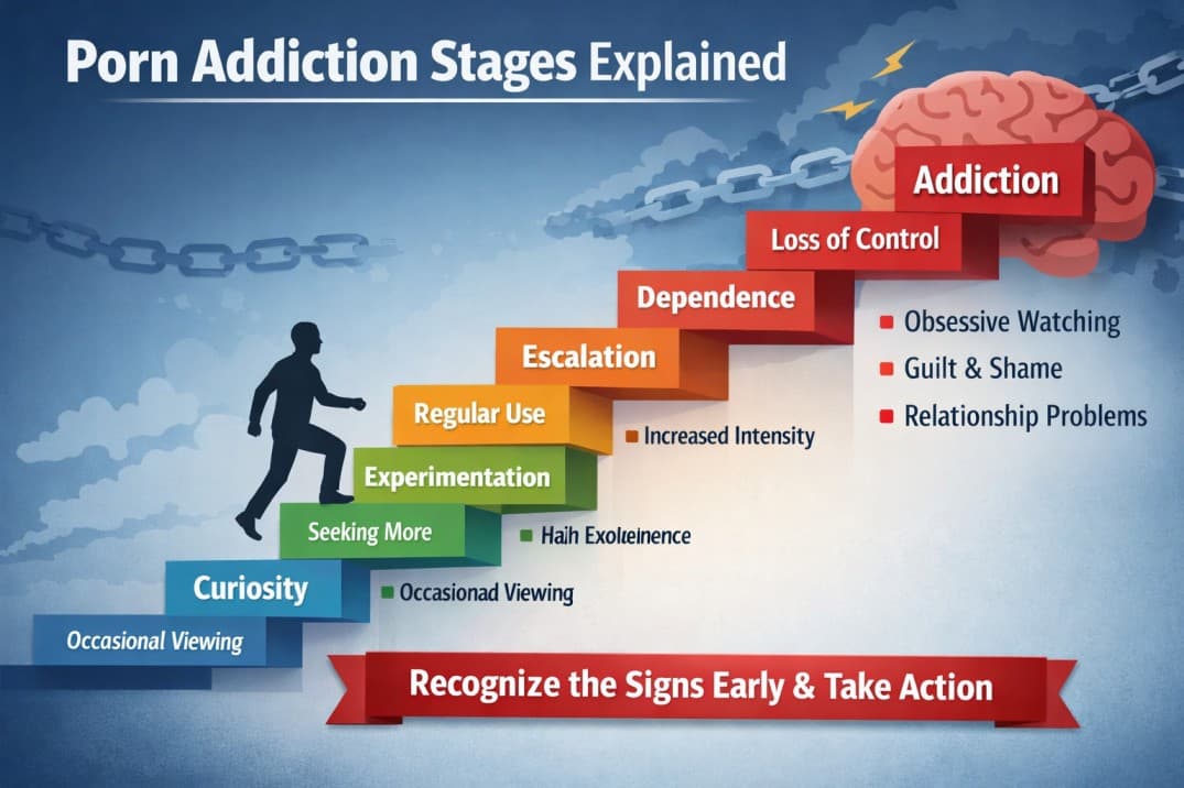 porn addiction stages